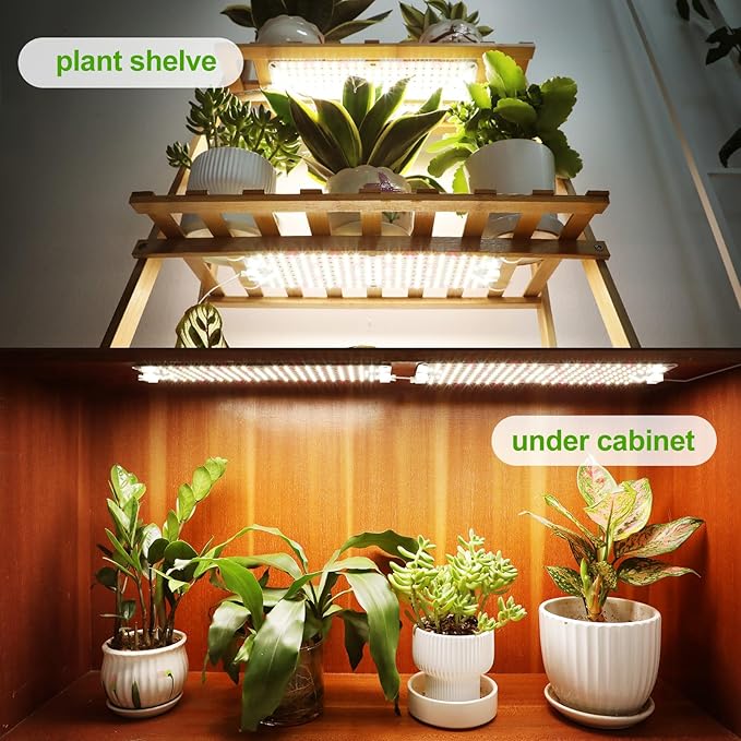 6Pack Panel Grow Lights for Indoor Plants, Seed Starting, Vegetables, Pot Plants, Bonsai with