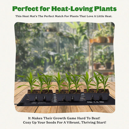 Epic Gardening Seedling Heat Mat for Plants – High-Performance 20W Heavy-Duty PVC Heating Mat for