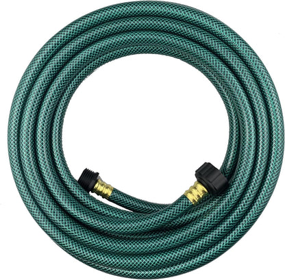 PVC Garden Hose 1/2 Inch, Flexible Water Hose with Male and Female Fittings, No Leaking, Heavy
