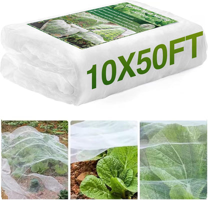 10 X 50FT Garden Mesh Netting Barrier,Fruit Tree Plant Netting for Vegetable Blueberry Bushes Plant