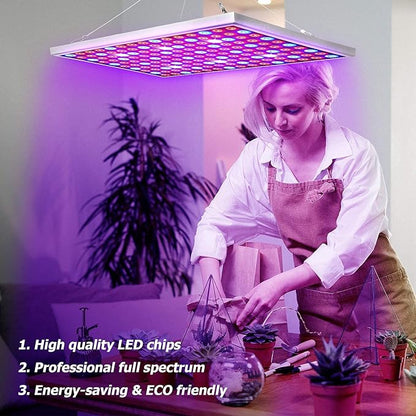Diboys LED Grow Light for Indoor Plants, 45W Plant Lights Full Spectrum Panel Grow Light for