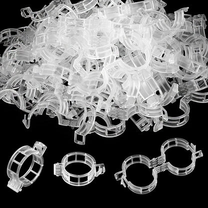 200 Pcs Plastic Trellis Plant Support Clips for Support, Grape and Tomato Vine, Vegetables Plants