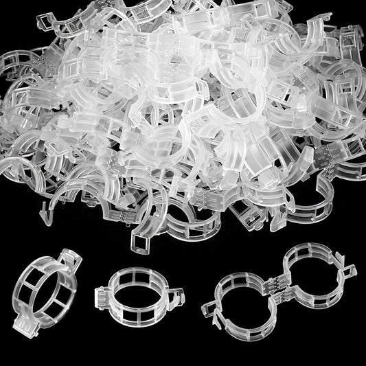 200 Pcs Plastic Trellis Plant Support Clips for Support, Grape and Tomato Vine, Vegetables Plants