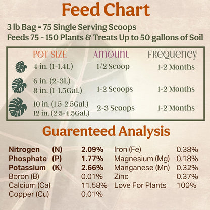 The All-in-One Complete Organic Plant Food, Indoor Plant Food for Houseplants, Organic Fertilizer