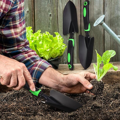 12 Pcs Garden Shovel Aluminum Alloy Heavy Duty Trowel Garden Tool Small Shovels for Digging Metal