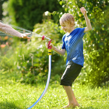 Short Leader Blue Garden Hose 3/4 in. x 15 ft.-Kink Free, Leakproof, Flexible -Heavy Duty Durable