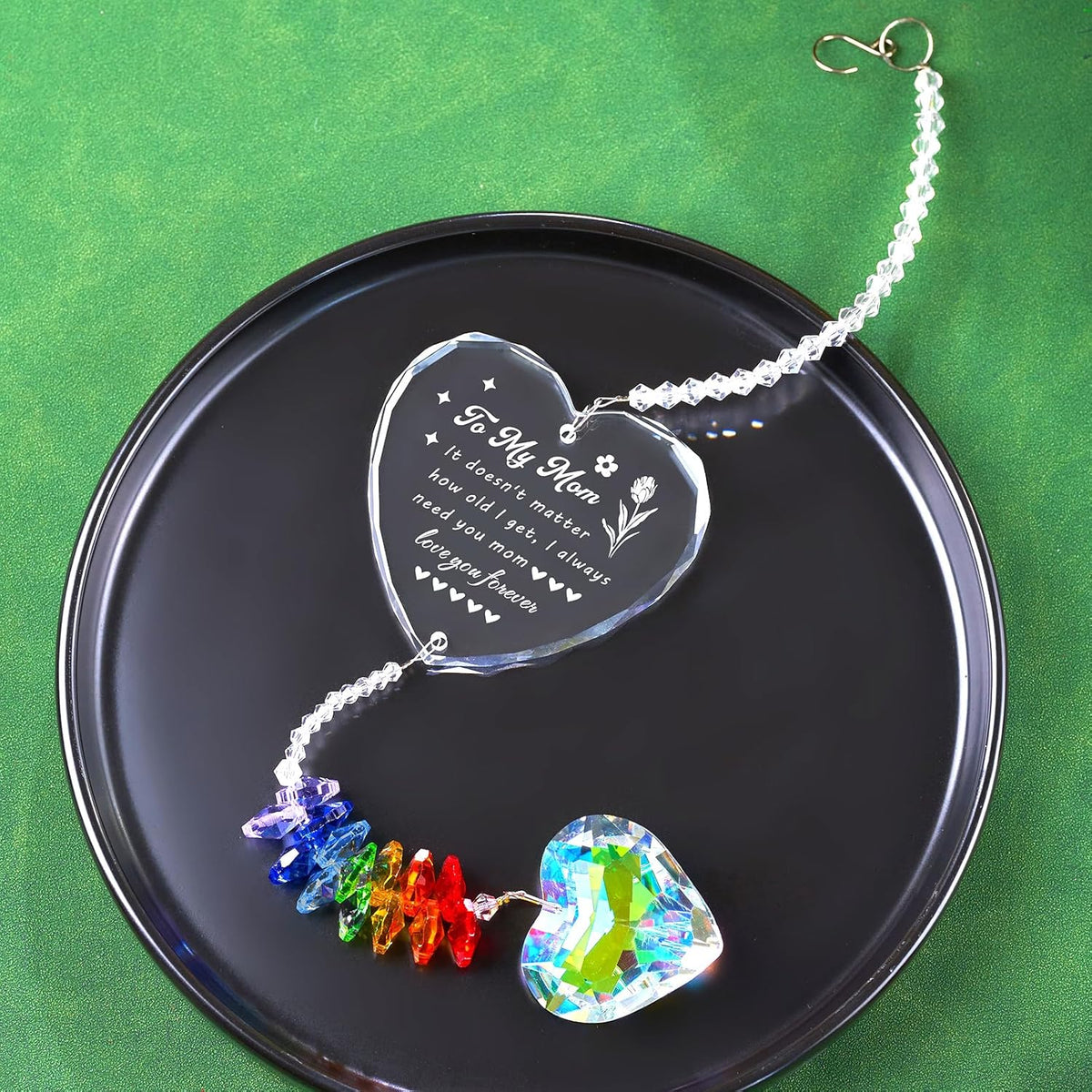 Birthday Gifts Crystal Suncatcher Gifts for Mom from Daughter, Happy Mother’s Day Christmas