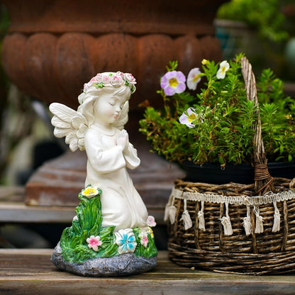 Angel Garden Decor Statue Solar Angel Decorations for Yard Outdoor Decorations for Patio Gift for