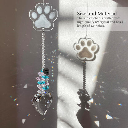 Pet Memorial Suncatcher, Dog Memorial Gifts, Pet Loss, Pet Sympathy, Thoughtful Dogs and Cats