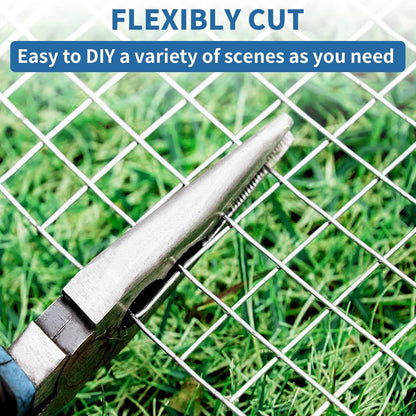 Hardware Cloth 1/2 Inch 48in X 100ft- Hot Dip Galvanized After Welding Wire Mesh Roll, 19 Gauge