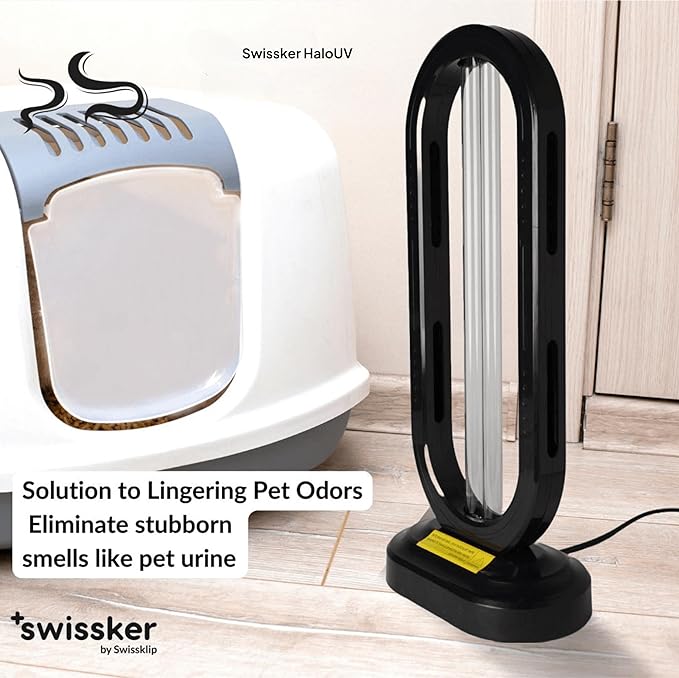 Swissklip HaloUV, Mold Remover, Home Disinfection Device, Dust Mites Remover, UV Light Sanitizer
