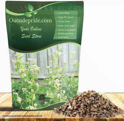 Outsidepride Buckwheat Seeds - 5lbs Annual, Fast-Growing, Easy to Grow Buckwheat Cover Crop Seeds