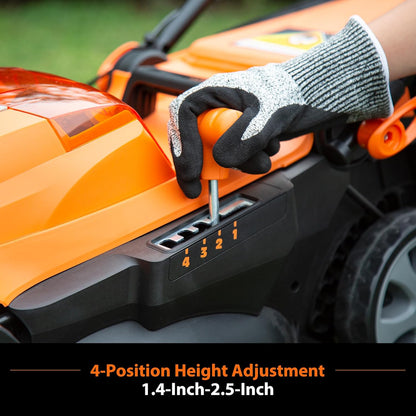 LawnMaster CLMF4815E 48V MAX* 15-inch Brushless Cordless Mower with 2X24V MAX* 4.0Ah Battery and a