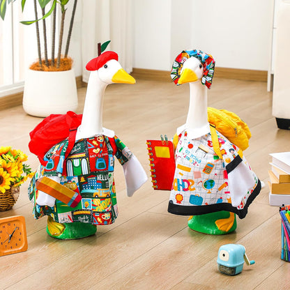 Abbylike Porch Goose Outfits Porch Yard Goose Outfits Clothes Costume Fits Large 23'' Cement for