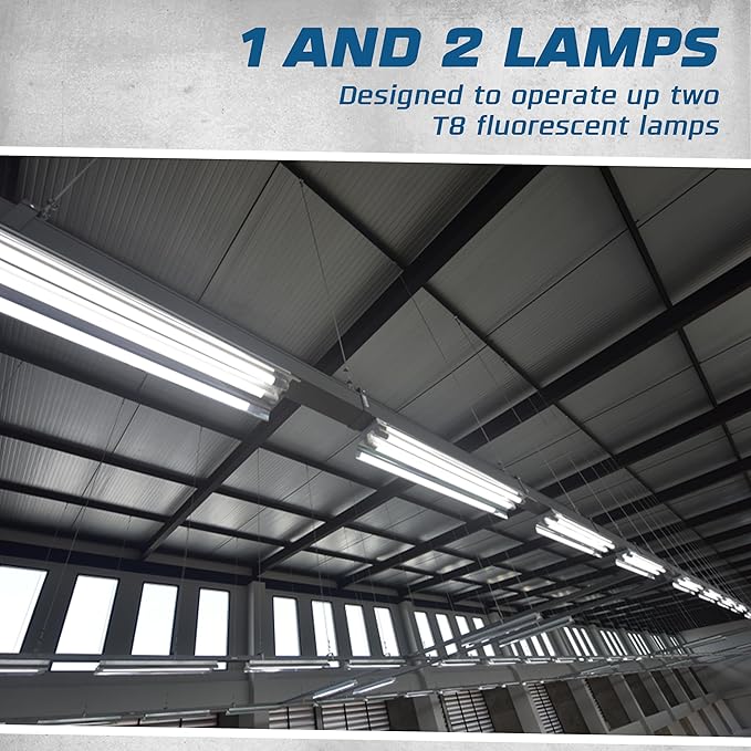 OHLECTRIC 2 Pack - Replacement for Keystone KTEB-232-UV-IS-L-P 2 Lamp T8 Electronic Fluorescent