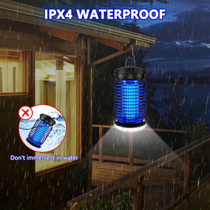 Bug Zapper Outdoor, Mosquito Zapper with LED Light, Fly Zapper Outdoor Indoor, Insect Zapper