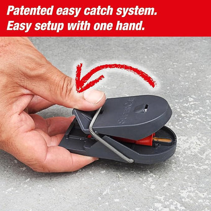 SWISSINNO Mousetraps & Mice Traps for Home - PRO SuperCat - 4 Traps – Pre-Baited Snap Traps with