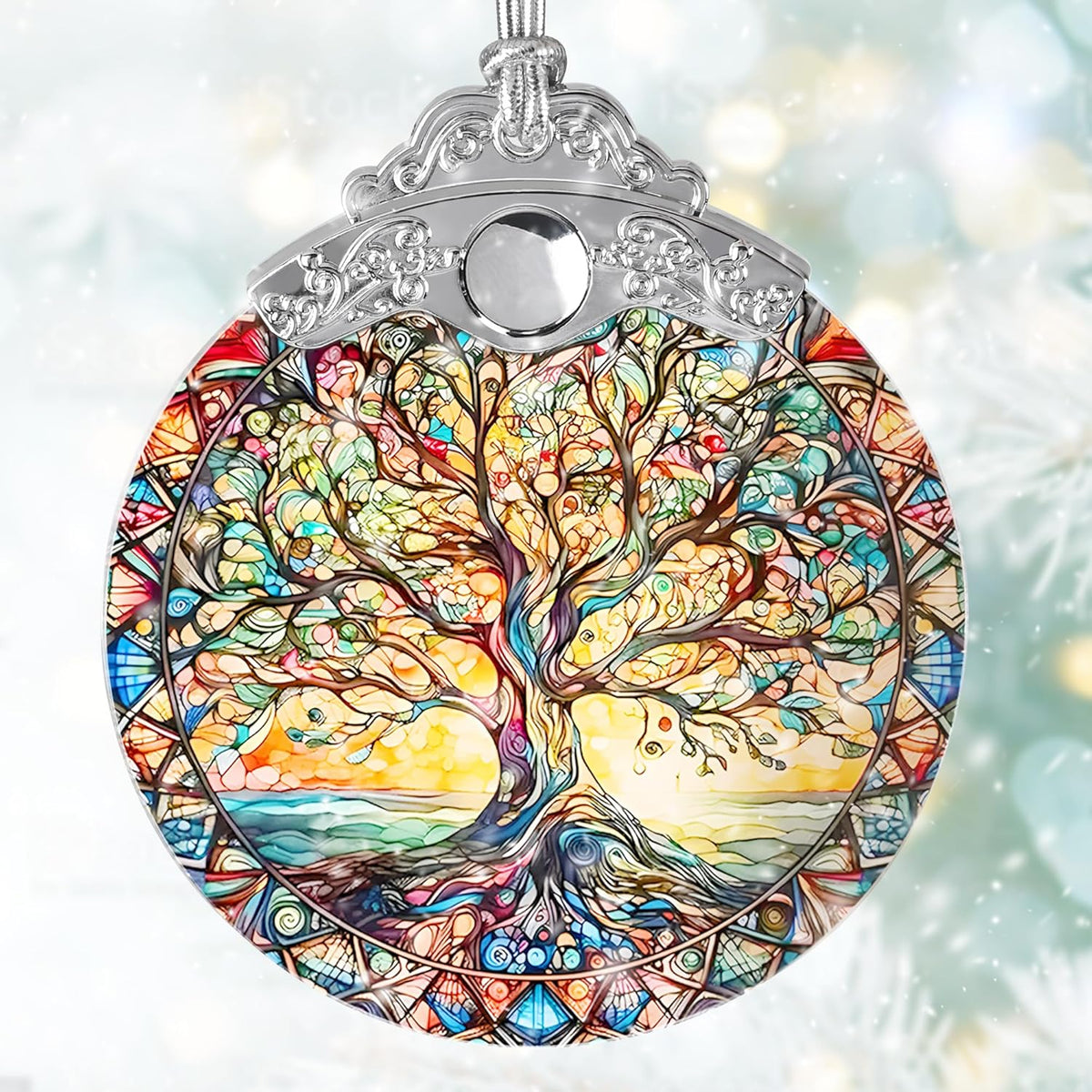 Tree of Life Suncatcher, Christmas & Holiday Ornaments, Tree of Life Decor