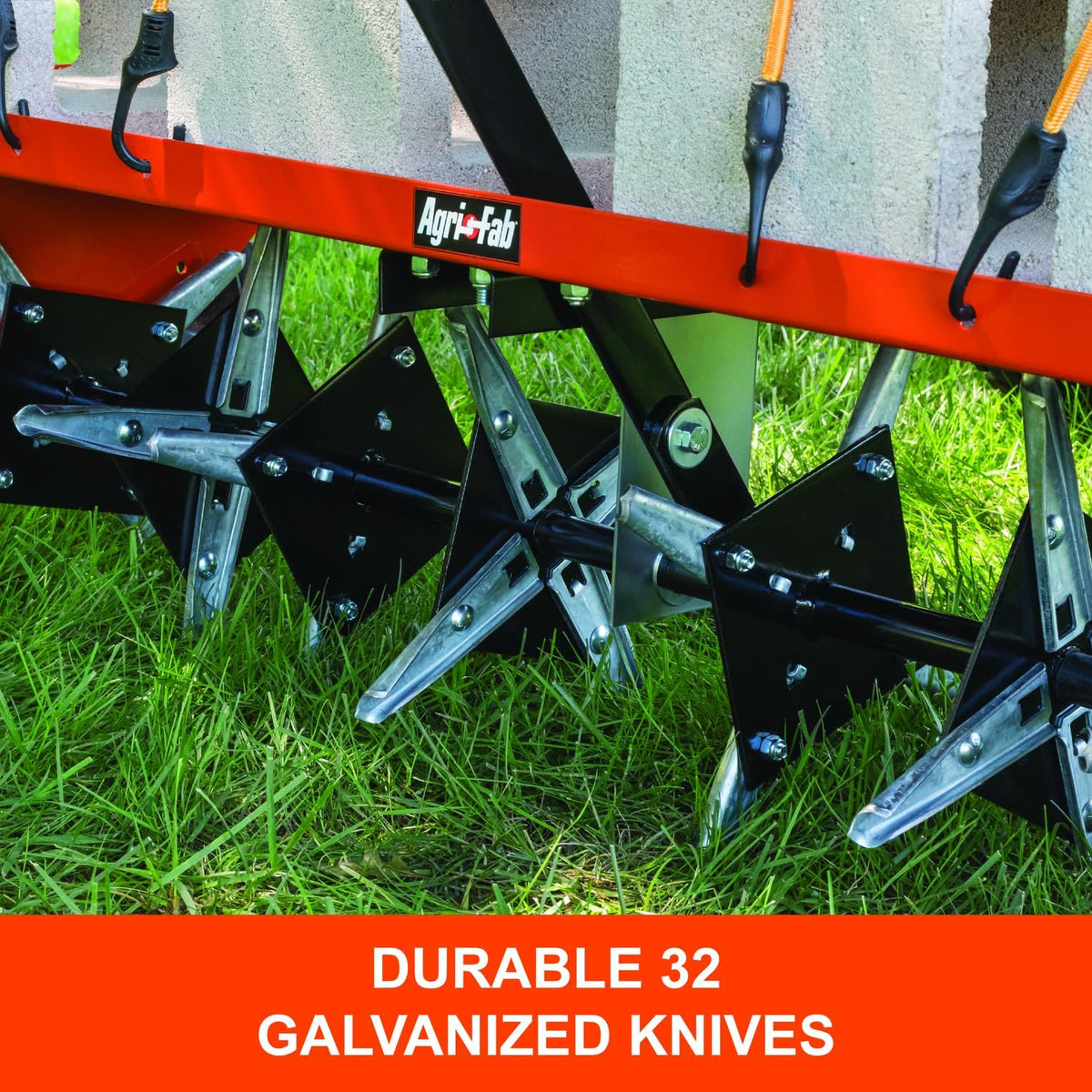 Agri-Fab 45-0299 48" Tow Behind Lawn Plug Aerator with Universal Hitch; Designed to Pull Behind