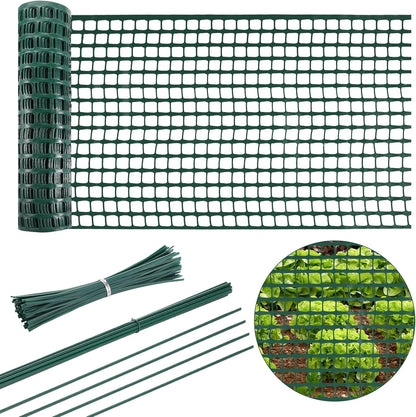 Plastic Garden Fencing Roll Safety Construction Barrier Outdoor Snow Mesh Fence Garden Netting, 1.2