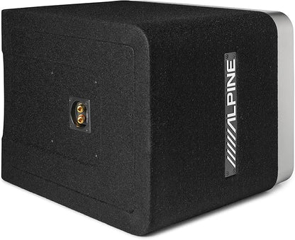 Alpine R2-SB10V-BNDL 10" Type-R Halo Loaded Enclosure with S-A60M 600 Watt Mono Amplifier and
