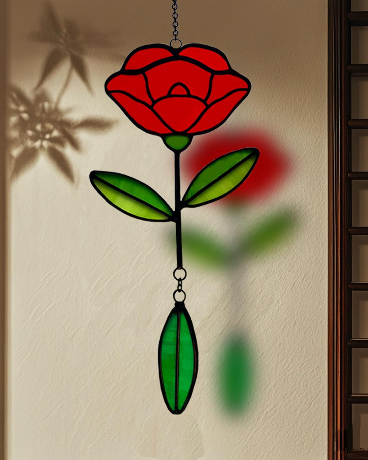 Stained Glass Window Hangings, Handcrafted Garden Suncatchers for Window and Home Decor Decor