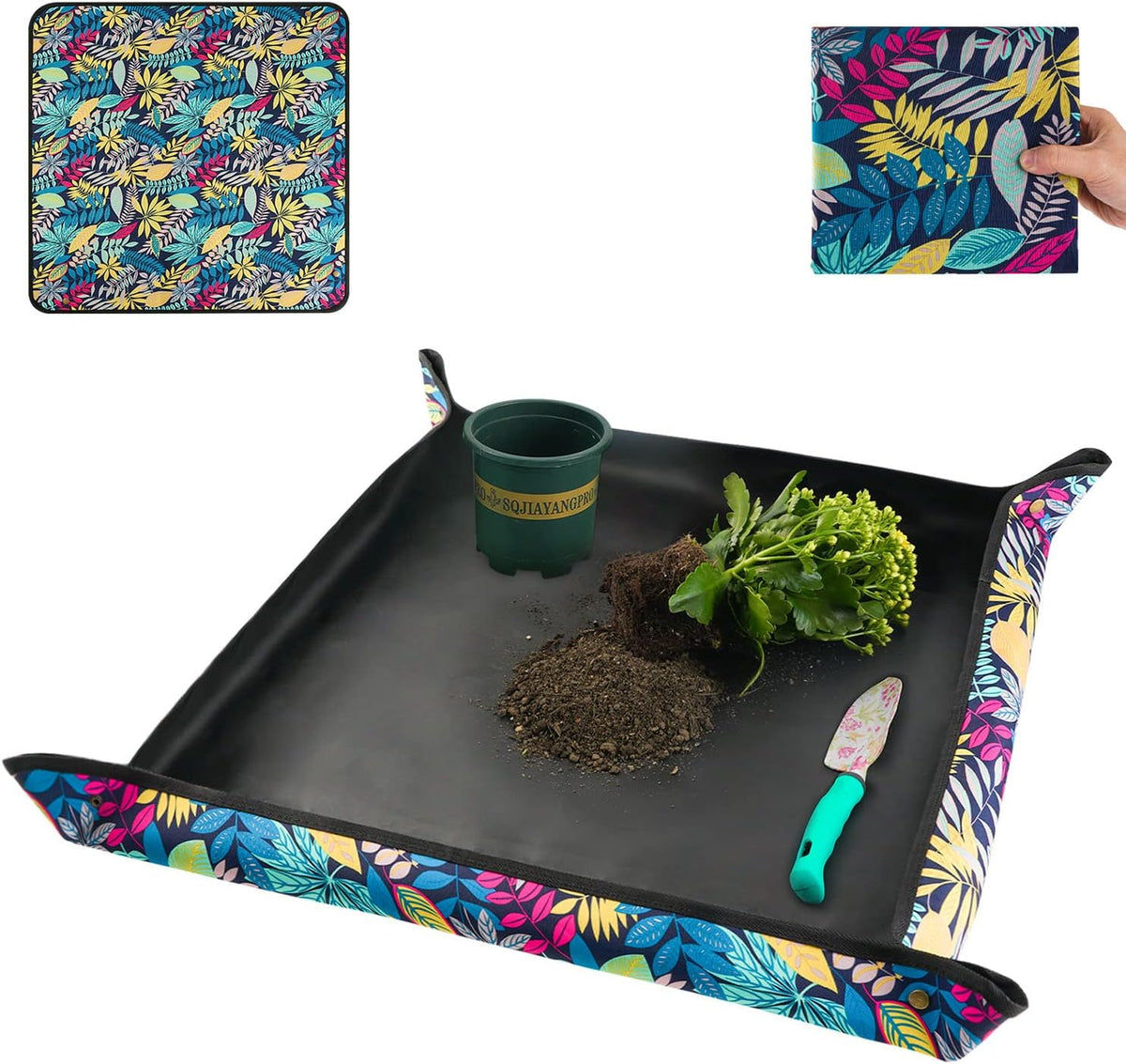 Waterproof Potting Mat for Indoor Plant Transplanting and Dirt Control, Gardenig Gifts for Women