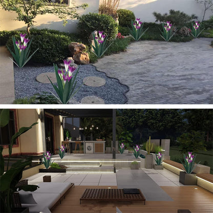 Homight Metal Agave Plant Outdoor Decoration Lily Mexican Yard Art Garden Gift Home Decor Hand