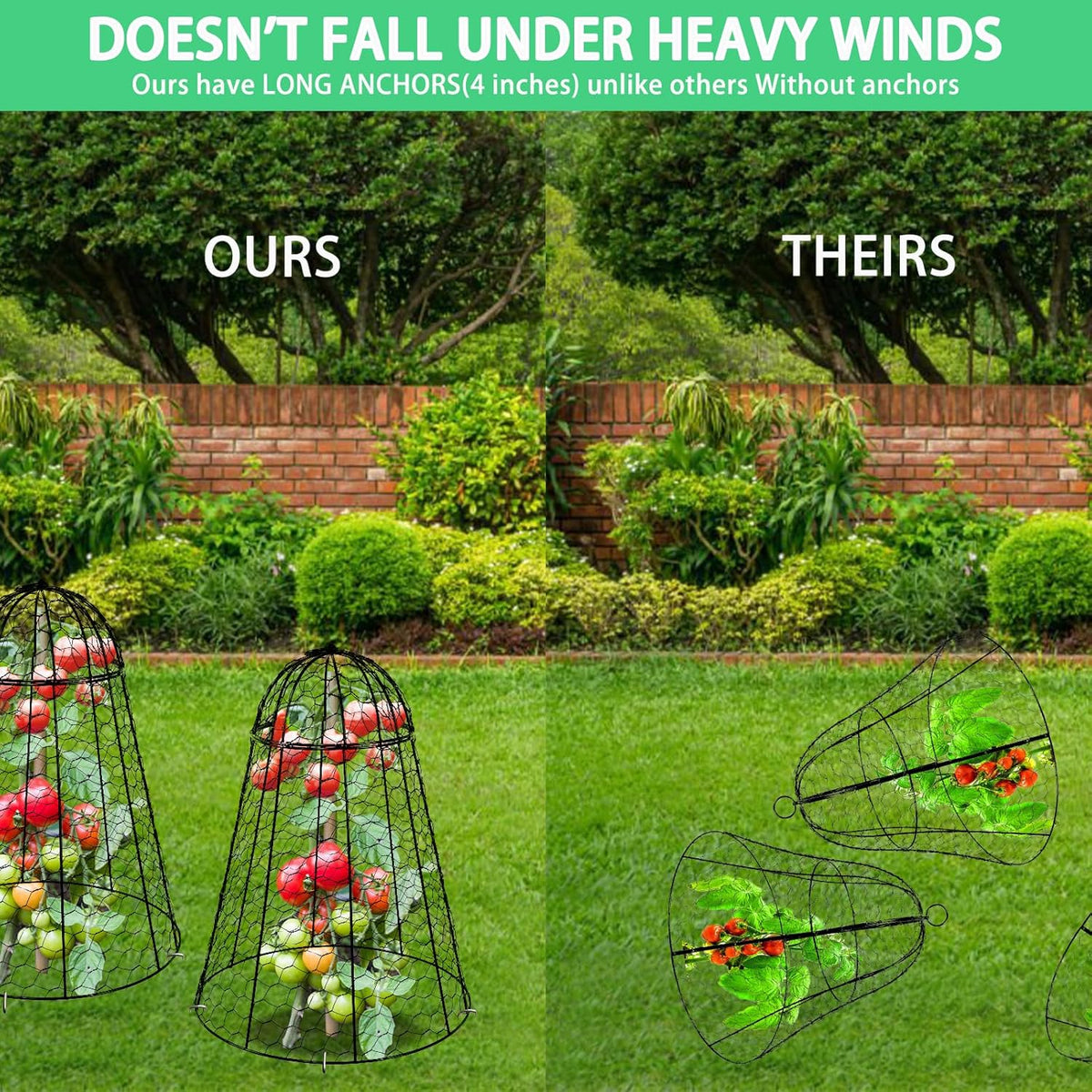 Garden Cloches for Plants Extra Large Sapbontchi Garden Cloche Chicken Wire Cloche for Plants Cages