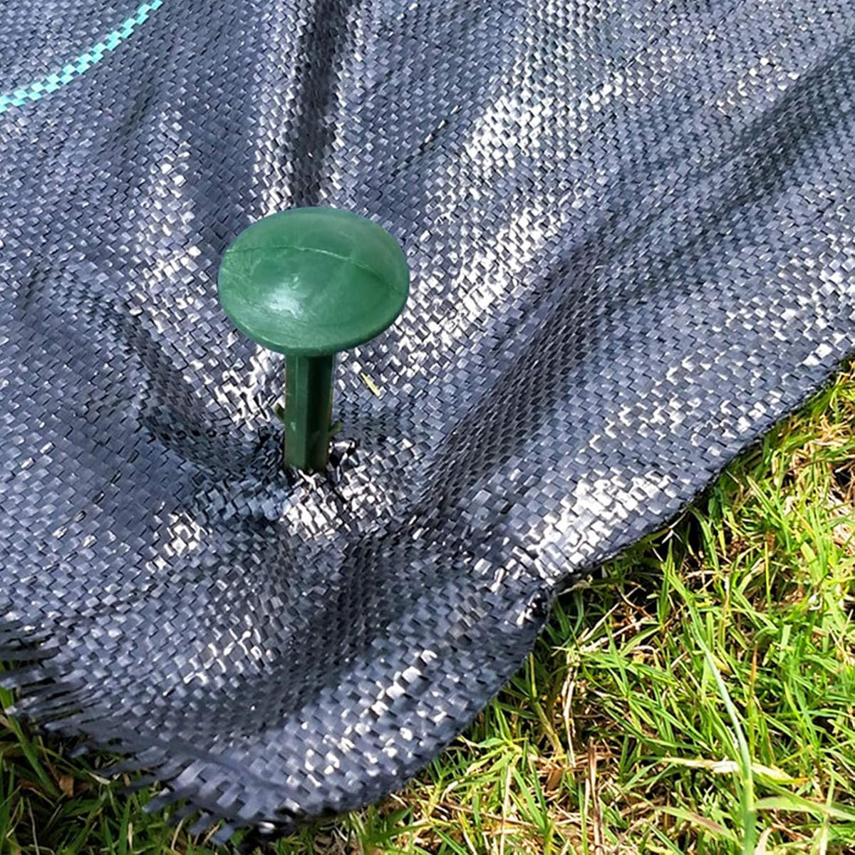 6-Inch Plastic Stakes Sturdy Plastic Stakes Anchors Rustproof for Holding Down Landscape Fabric