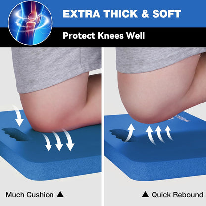 WORKPRO Extra Thick Kneeling Pad, 2-Pack, Soft Foam Cushioning for Knee, Large Foam Kneeler Mat for