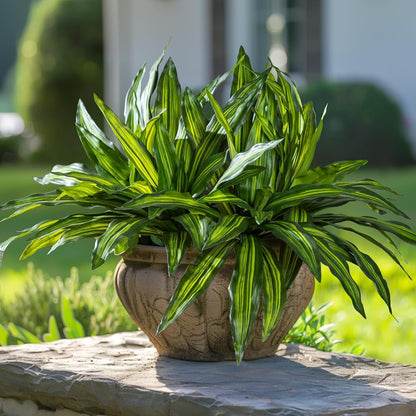 4 Pcs Artificial Greenery Stems Dracaena Faux Branches Artificial Plants Realistic Fake Dracaena