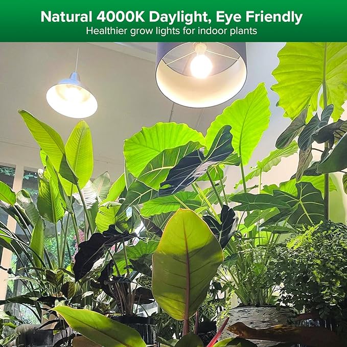 SANSI Grow Light Bulb with COC Technology, Full Spectrum 15W Grow Lamp (200 Watt Equivalent) with