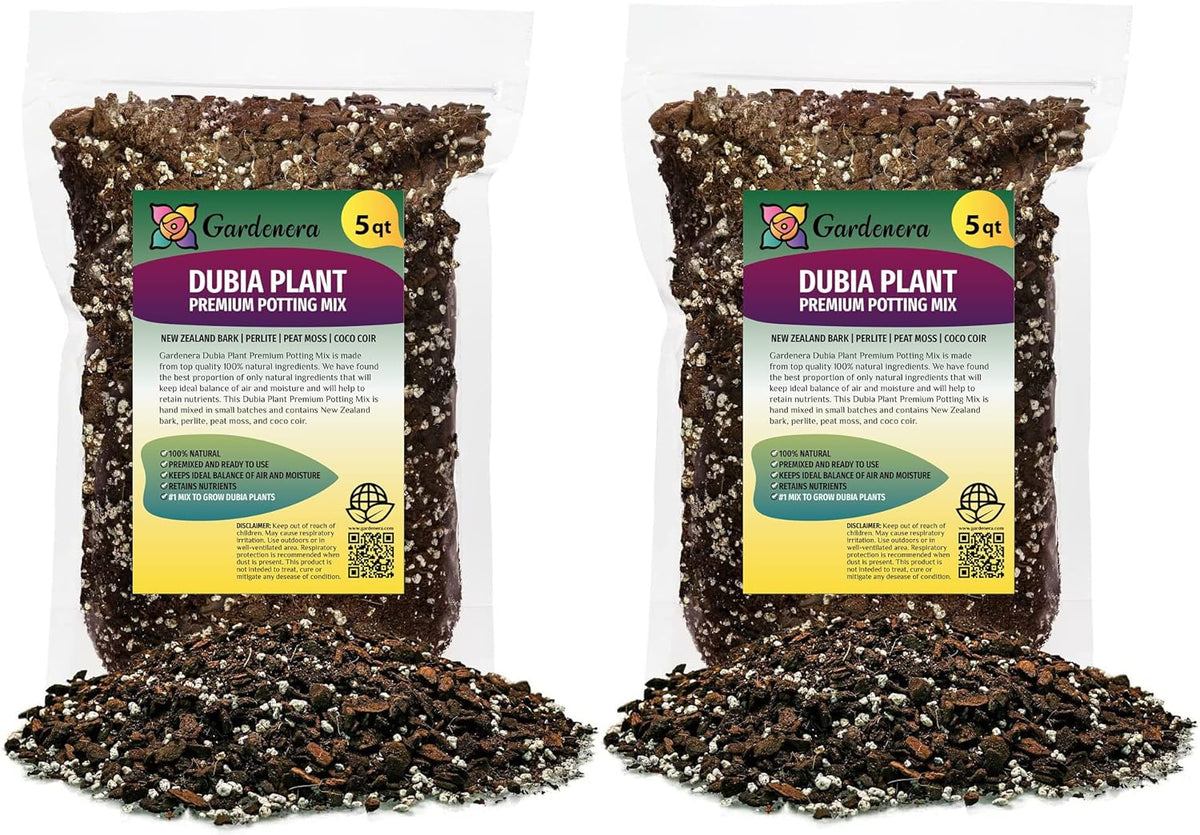 Gardenera Premium Monstera Dubia Potting Mix - Hand-Crafted with The Finest Ingredients - 10 Quart