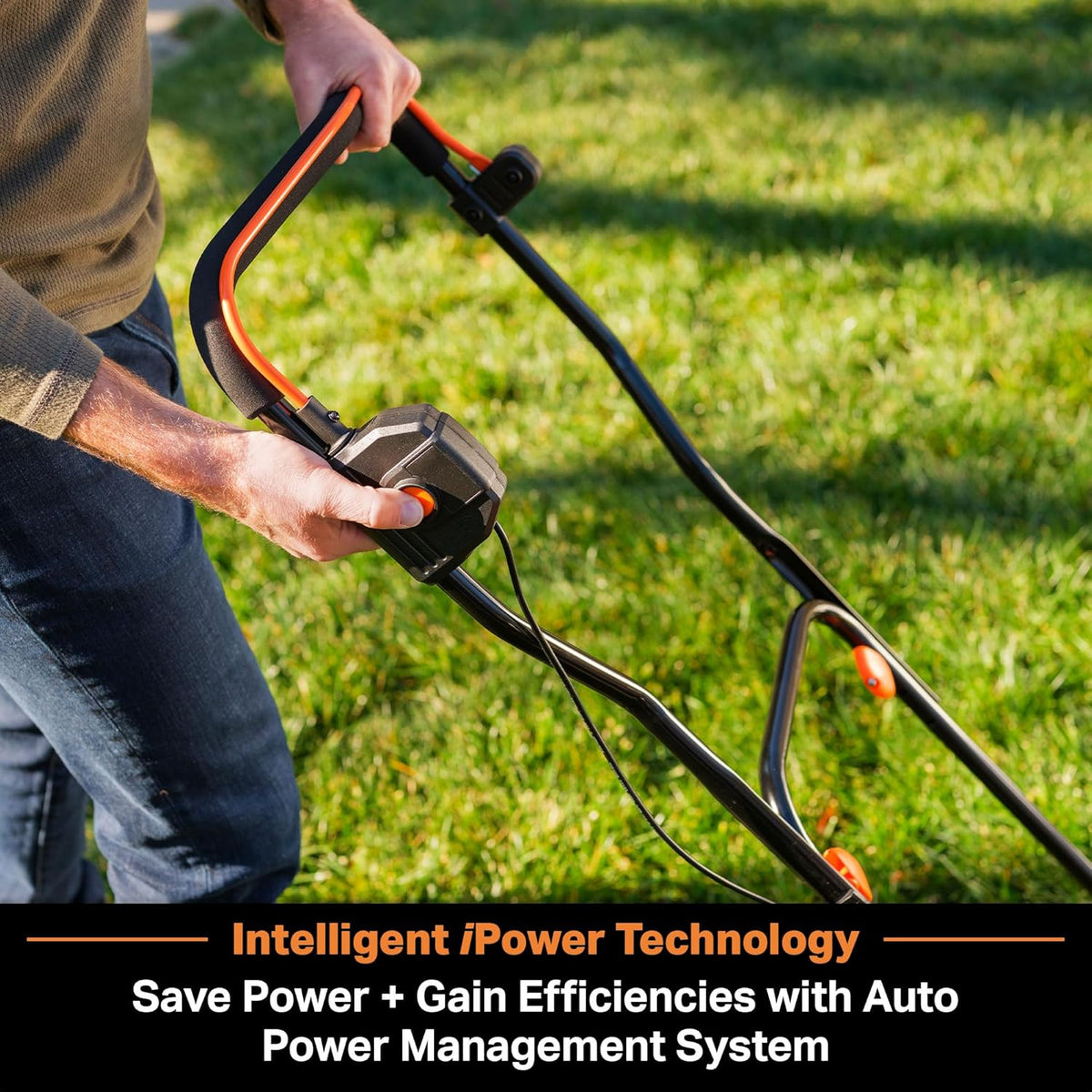 LawnMaster CLMF4819X 19-inch Brushless Cordless Mower with 2X24V MAX* 4.0Ah Battery and a Dual