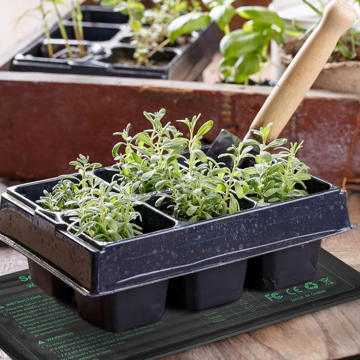 Seedling Heat Mat 4 Pack, MET Certified Heating Mat for Plants Grow Seed Starting Greenhouse