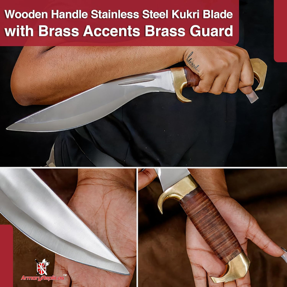 Armory Replicas Sovereign Nation Kukri Hunting Knife