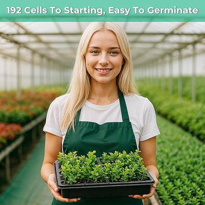Seed Starter Tray, Seedling Starter Trays for Starting Plant Seeds, Indoor Gardening Plant