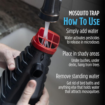 Grandpa Gus’s Mosquito Trap - Effective Long Term Outdoor Mosquito Control Killer Trap, Eco