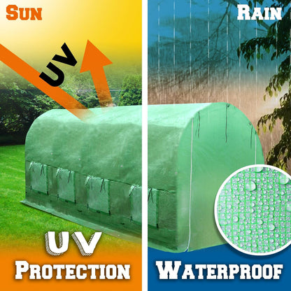 BenefitUSA Cover Canopy Replacement for Larger Green House 16'x7'x7' Walk in Outdoor Plant