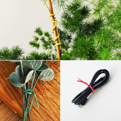 300 pcs 5 inches White Plastic Twist Ties, Cable Ties, for Bags, Gardening Tools
