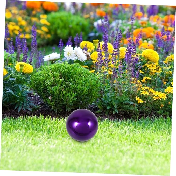 Garden Reflective Ball Gazing Globe Ball Gazing Ball Shiny Hollow Sphere Sparkling Gazing Door