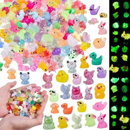 240 Pcs Mini Resin Animals Variety Tiny Animals Figures Miniature Little Small Animal Figurines