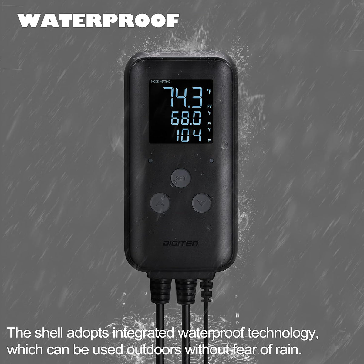 DIGITEN Waterproof Temperature Controller DTC310 Digital Temperature Controller Aquarium