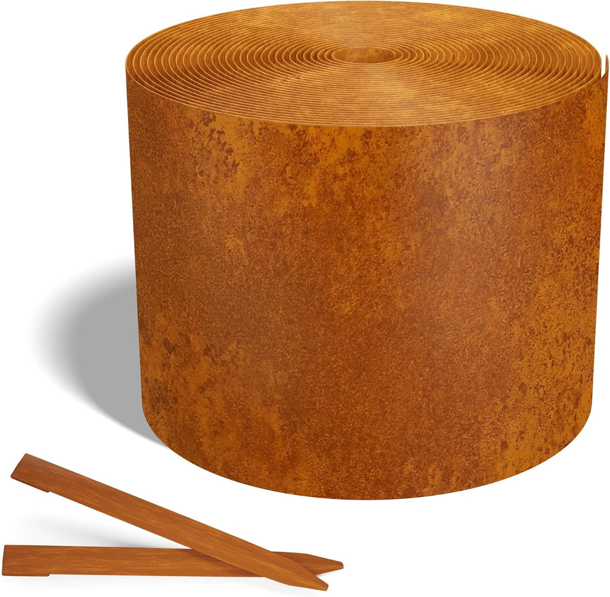 Worth Galvanized Steel Landscape Edging 4.5" x50' Metal Garden Edging Roll Flexible Bender Border