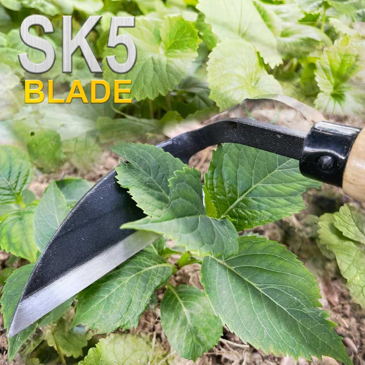 Japanese Weeding Sickle, Wide Blade Gardening Tools - Premium Quality Hand Hoes/Weeding Sickle Have