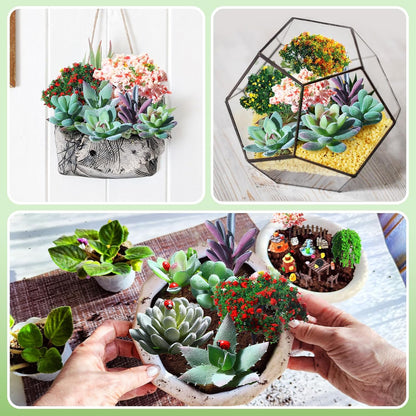 116 Pcs Fairy House Accessories Kit Miniature Garden Accessories Terrarium Decoration Mini Diorama