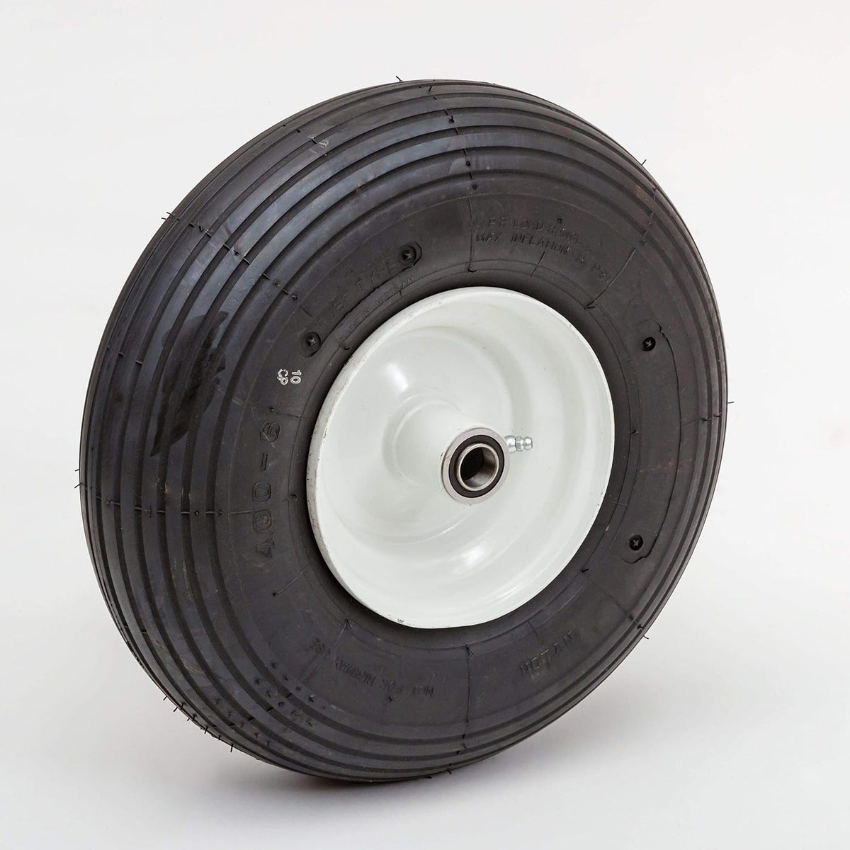 Air-Filled Replacement Wheel | Tire for Wagon, Garden Cart, Wheelbarrow | 4.00-6 Wheel Size |