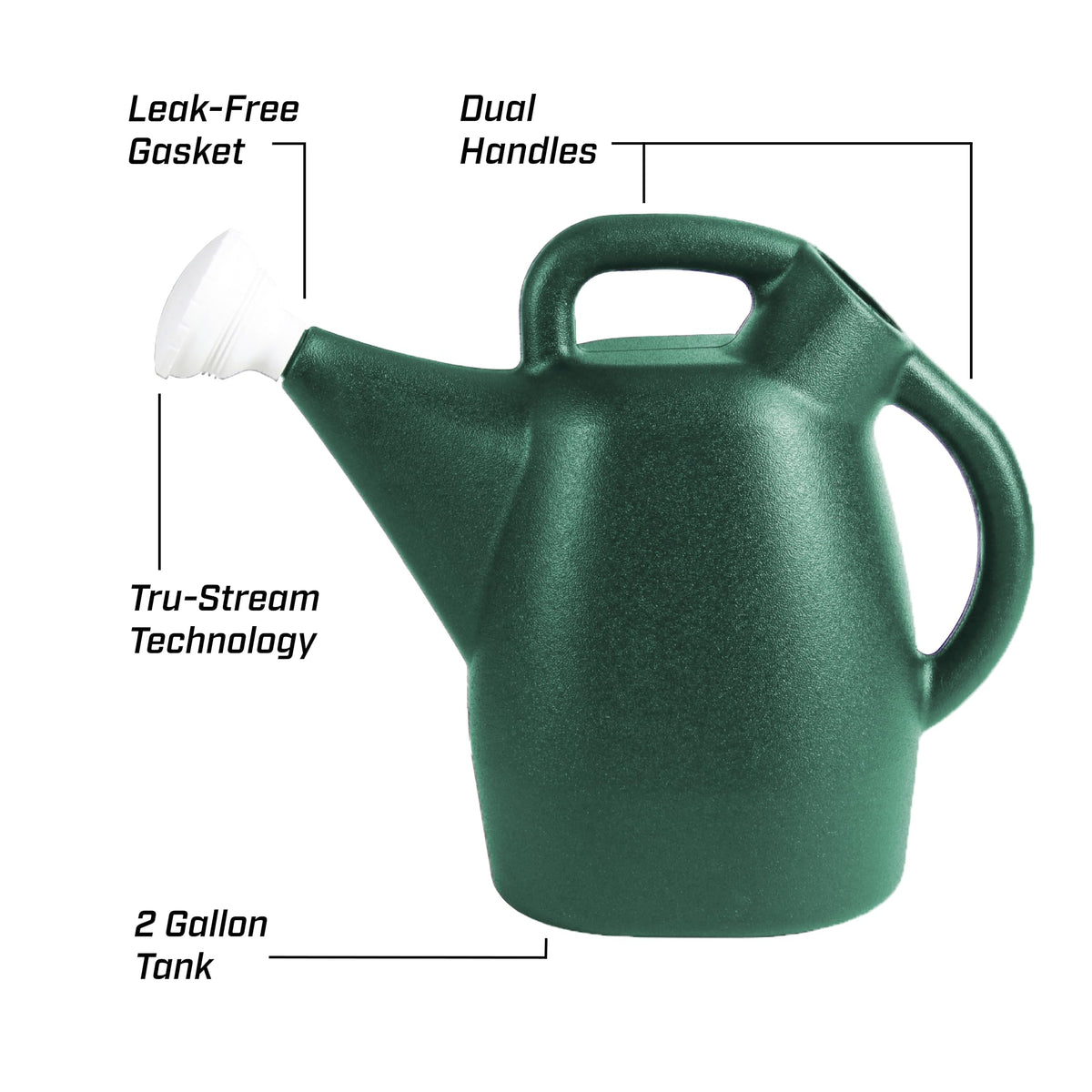 Chapin 2-Gallon Watering Can, Easy-Pour Design for Garden Use