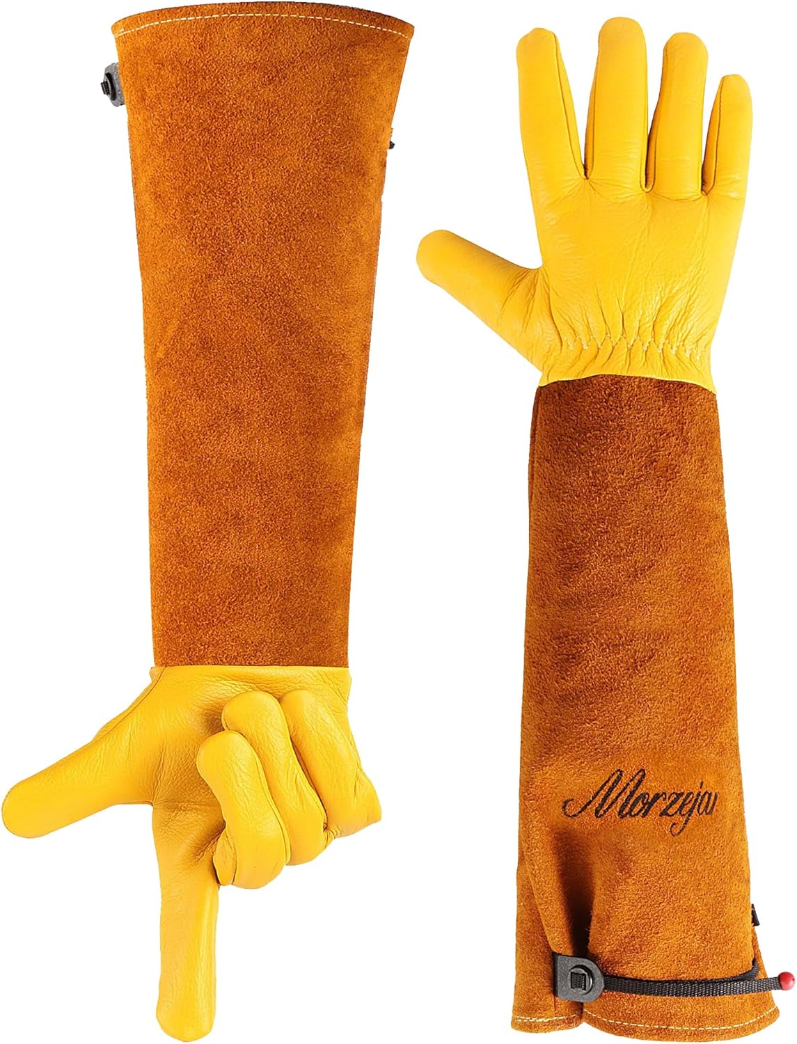Professional Gardening Gloves for Men&Women, Rose Pruning Gloves Thorn Proof, Adjustable Cuff